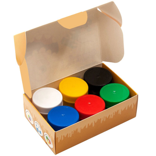 Гуашь Silwerhof "Монстрики", 6 цветов, 20 мл, картон