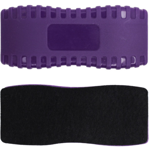Губка магнитная для маркерных досок BASY 120 x 50 х 30 мм., фиолетовая