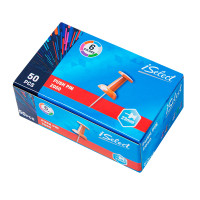 Гвоздики для доски DELI "i Select", цветные, 50 штук в коробочке