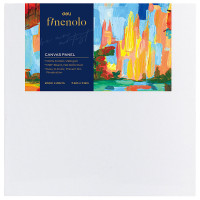 Холст на картоне DELI "Finenolo", 20х20 см, 280 г/м2, среднее зерно, хлопок
