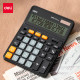 Калькулятор настольный DELI "EM996" 16 разрядный, 206.3х155.8х33.7 мм, черный
