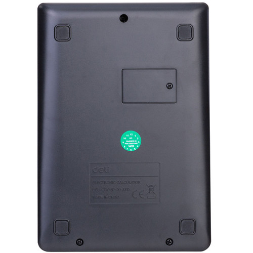 Калькулятор настольный DELI "M01320" 12 разрядный, 149х104х26,6 мм, черный