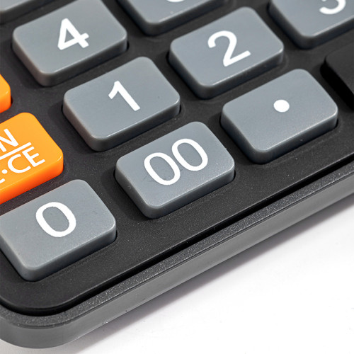 Калькулятор настольный DELI "M320" 12 разрядный, 178х111х22 мм, черный