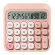 Калькулятор настольный DELI "М36" 12 разрядный, 130х133х27 мм, розовый