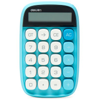 Калькулятор настольный DELI "TE35" 10 разрядный, 151х91х35 мм, синий