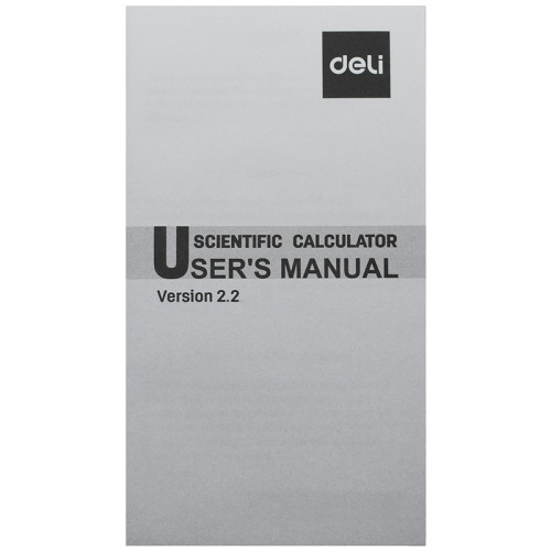 Калькулятор научный DELI "ED-991ES", 10+2 разряда, 417 функций, 171,7x82,6x17,6 мм, черный