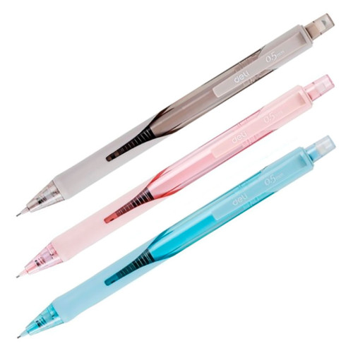 Карандаш механический DELI "Autmagic", 0,5 мм, пластиковый корпус ассорти