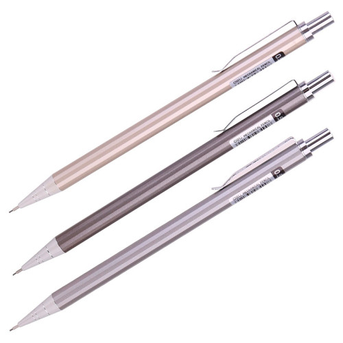 Карандаш механический DELI "ELITE", 0,5 мм, металлический корпус ассорти