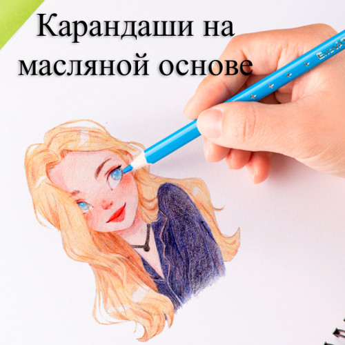 Карандаши цветные Deli "Enovation", 18 цвета, PS, картон