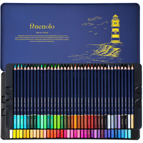 Карандаши цветные Deli "Finenolo", 72 цвета, в метал. коробке