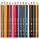 Карандаши цветные Deli  "Larva", 24 цвета, картон