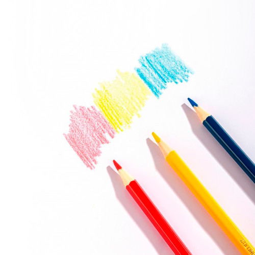 Карандаши цветные Deli  "Larva", 24 цвета, картон