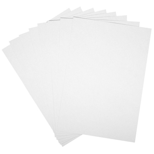 Картон белый ArtSpace "Мишка" немелованный, 8 листов, в папке