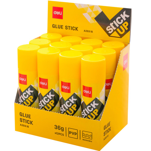 Клей-карандаш DELI 36 грамм, сильной  фиксации