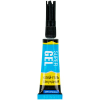 Клей секундный OfficeSpace "Super Gel", 3 гр (супер-клей)