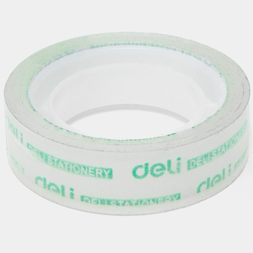 Клейкая лента DELI 12 мм х 14 м, прозрачная