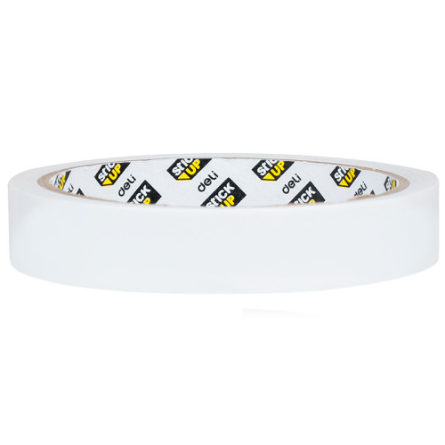 Клейкая лента двусторонняя DELI 18 мм х 10 м (полипропиленовая основа)