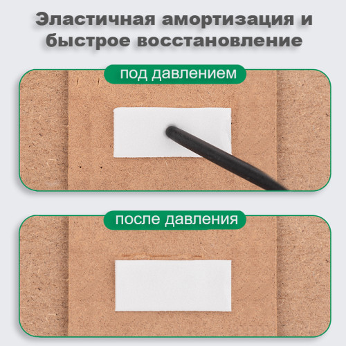 Клейкая лента двусторонняя DELI 24 мм х 4,5 м (вспененная основа)