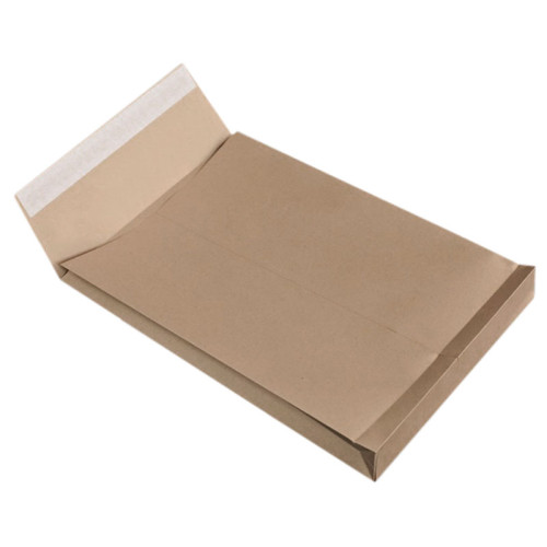 Конверт С4 UltraPac (229х324х40 мм) пакет, с расширением, коричневый