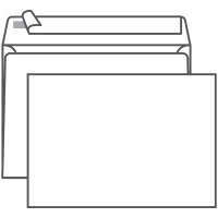 Конверт С5 Kuvert (162х229 мм) белый, удаляемая лента
