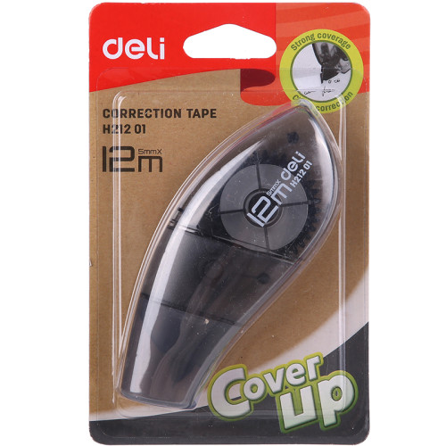 Корректирующий роллер DELI "Cover Up",  5 мм х 12 м, ассорти