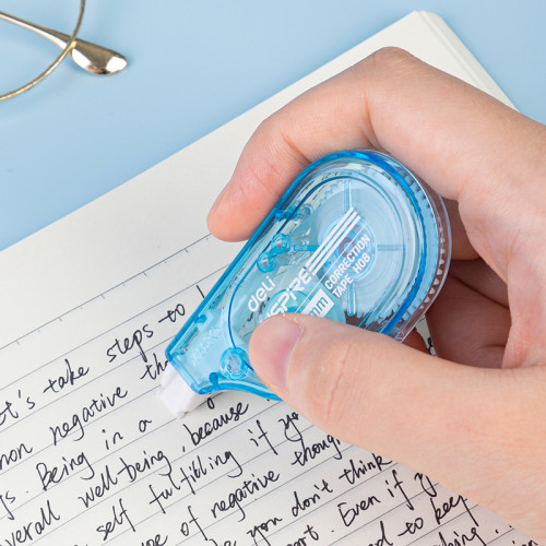 Корректирующий роллер DELI "Uspire",  5 мм х 6 м, ассорти