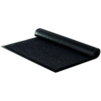 Коврик влаговпитывающий,ворсовой, ребристый OfficeClean, 60*90см, черный