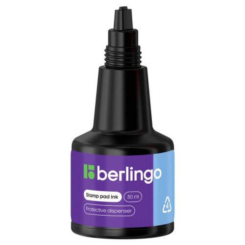 Краска штемпельная Berlingo, 30 мл, синяя