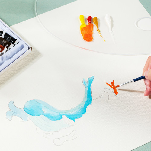 Краски акварельные DELI "ColoRun", художественные, 12 цветов в тубах по 5 мл.