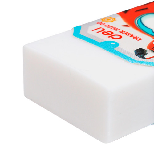 Ластик DELI, прямоугольный, белый, 45х25х12 мм