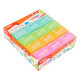 Ластик DELI, прямоугольный, неон ассорти, 39х27х12 мм