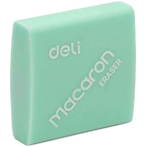 Ластик DELI "Macaron", квадратный, ассорти, 35х35х11 мм