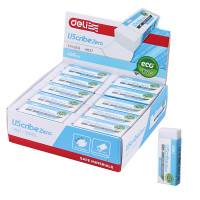 Ластик DELI "UScribe Zero", прямоугольный, белый (60х22х12 мм)