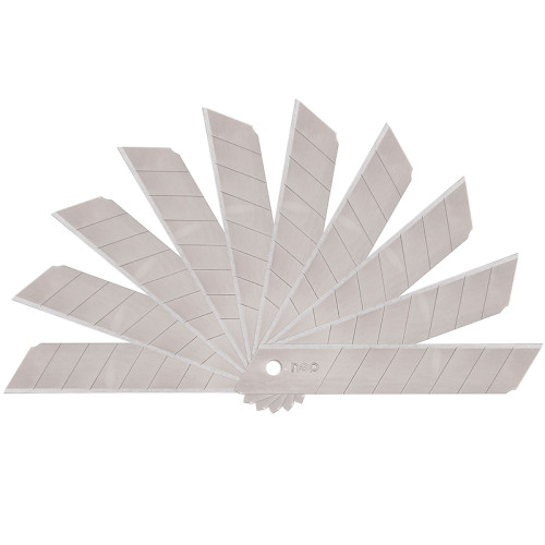 Лезвия запасные DELI для канцелярских ножей, 18 мм (10 шт/упак)