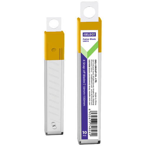 Лезвия запасные i Select для канцелярских ножей, 18 мм (10 шт/упак)