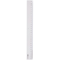 Линейка DELI "Clasic", 30 см, прозрачная