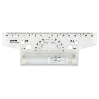 Линейка-рейсшина СТАММ 15 см, пластиковый ролик, европодвес