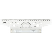 Линейка-рейсшина СТАММ 22 см, пластиковый ролик, европодвес