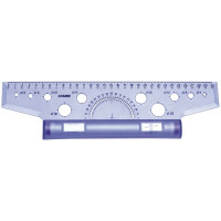 Линейка-рейсшина СТАММ 30 см, пластиковый ролик, европодвес