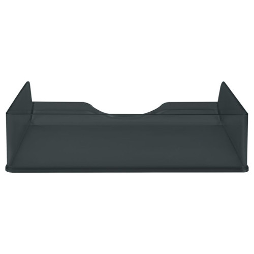 Лоток горизонтальный СТАММ "Дельта" тонированный черный