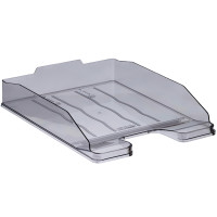 Лоток горизонтальный СТАММ "ЭКСПЕРТ" тонированный серый