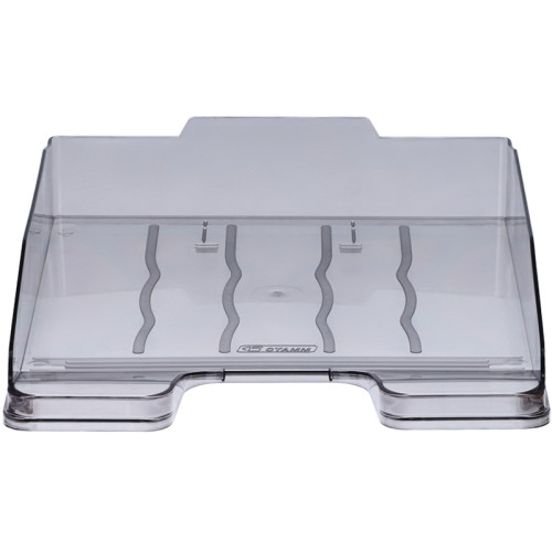 Лоток горизонтальный СТАММ "ЭКСПЕРТ" тонированный серый