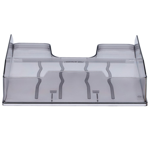 Лоток горизонтальный СТАММ "ЭКСПЕРТ" тонированный серый