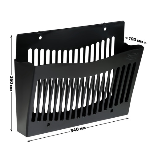 Лоток СТАММ настенный, черный