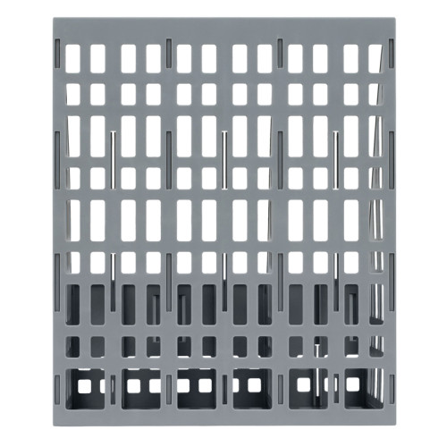 Лоток вертикальный СТАММ, 3 отделения, серый