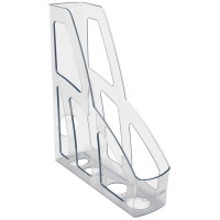 Лоток вертикальный СТАММ "ЛИДЕР", прозрачный