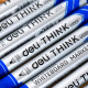 Маркер для доски DELI "Think" EU00130, синий