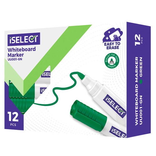 Маркер для доски "i Select" UU001 зеленый