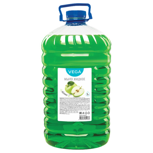 Мыло жидкое Vega "Яблоко", 5 литров