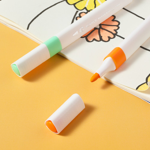 Набор акриловых маркеров Deli "Color Emotion", универсальные, 12 цветов